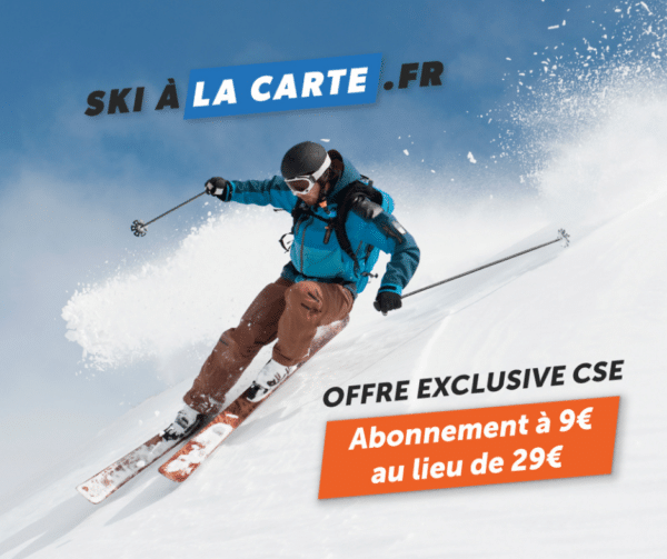 skialacarte billetterie forfait de ski mon- cse-by-ce-multi-entreprises avantage salarié réduction économie pouvoir d’achat